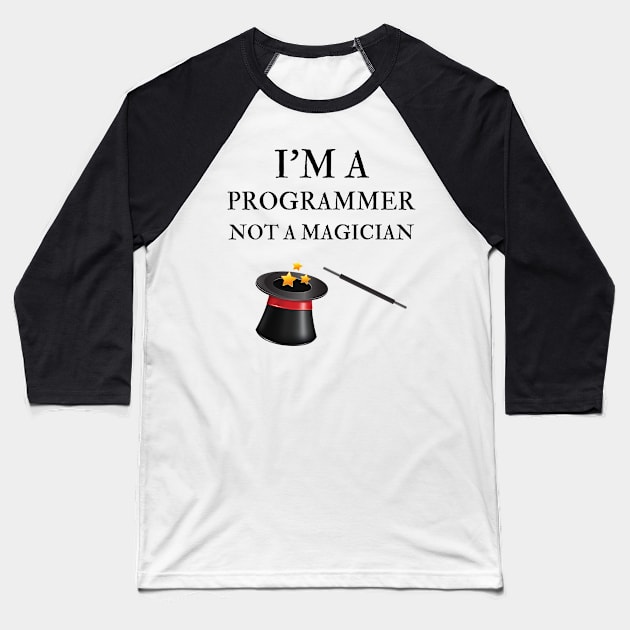 Programmer Baseball T-Shirt by Mdath